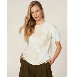 Sita Murt Pastel Tie Dye T-Shirt Womens Small Short Sleeve Crew Neck Cotton RTR